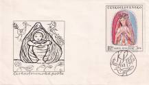 1970, ČSR II, FDC15B/70, Umění: 