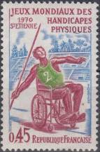 1970, Francie, 1719, Sport: Mistrovství světa tělesně postižených, Saint-Etienne ∗∗