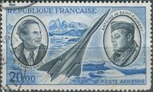 1970, Francie, 1723, Letecké známka: Mermoz a Saint-Exupéry ⊙