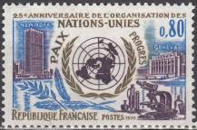 1970, Francie, 1729, 25 let Organizace spojených národů (OSN) ∗∗