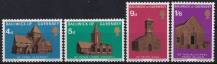1970, Guernsey, 0035/0038, Vánoce: Kostely ✶✶ 