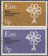 1970, Irsko, 0237/0238, Evropský rok ochrany přírody ⊙