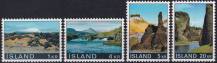 1970, Island, 0434/0437, Výplatní známky: Krajinky ✶✶