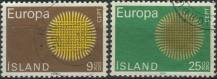 1970, Island, 0442/0443, EUROPA ⊙