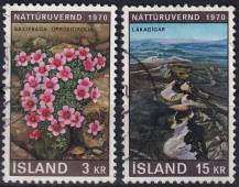 1970, Island, 0447/0448, Evropský rok ochrany přírody ⊙