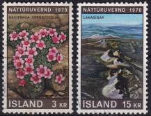 1970, Island, 0447/0448, Evropský rok ochrany přírody ⊙