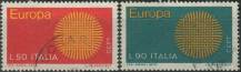 1970, Itálie, 1309/1310, EUROPA ⊙