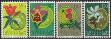 1970, Lichtenštejnsko, 0521/0524, Domácí Flóra (I); Evropský rok ochrany přírody ∗∗