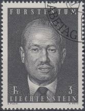 1970, Lichtenštejnsko, 0531, Výplatní známka: Kníže František Josef II. ⊙