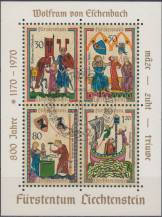 1970, Lichtenštejnsko, A08, Minesengři (IV) ⊙