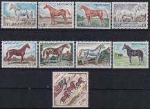 1970, Monako, 0980/0988, Plnokrevní koně  ✶✶