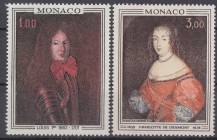 1970, Monako, 0994/995, Obrazy z knížecího paláce ✶✶