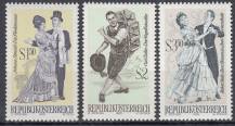 1970, Rakousko, 1338/1340, Operety (II), **