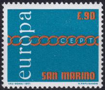 1970, San Marino, 0976, EUROPA  ✶✶
