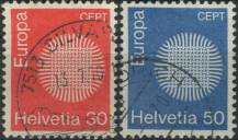 1970, Švýcarsko, 0923/0924, EUROPA ⊙