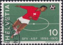 1970, Švýcarsko, 0929, Výročí (II): 75 let Švýcarské fotbalové asociace ⊙