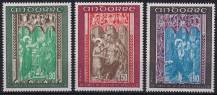1971, Andorra (Francouzská pošta), 0235/0237, Fresky (V)  ✶✶