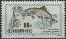 1971, ČSR II, 1903, Světová výstava myslivosti Budapešť: Pstruh americký duhový ∗∗