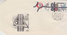 1971, ČSR II, FDC11/71, XIV. světový silniční kongres