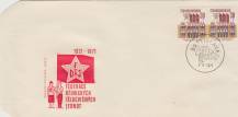 1971, ČSR II, FDC13/71, 50. výročí založení FDTJ