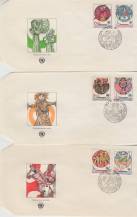 1971, ČSR II, FDC19A-C/71, 25. výročí založení UNICEF