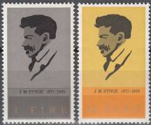1971, Irsko, 0267/0268, 100. výročí narození Johna Millingtona Syngeho ∗∗