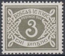 1971, Irsko, DL22,Doplatní známky: Číslice ∗∗
