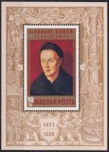 1971, Maďarsko, A081A, 500. výročí narození Albrechta Dürera ✶✶