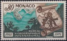 1971, Monako, 1010, 50 let Mezinárodního hydrologického úřadu  ✶✶