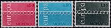 1971, Monako, 1014/1016, EUROPA ✶✶