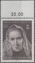 1971, Rakousko, 1353p, 100. výročí narození Enricy Handel-Mazzetiové ∗∗