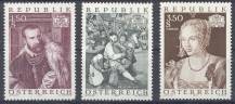 1971, Rakousko, 1360/1362, Malířství, **