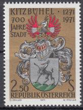 1971, Rakousko, 1366, 700 let města Kitzbühel, **