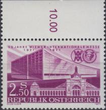 1971, Rakousko, 1368p, 50 let Mezinárodních vídeňských veletrhů ∗∗