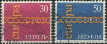 1971, Švýcarsko, 0947/0948, EUROPA ⊙