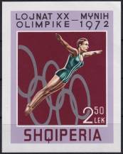 1972, Albánie, A045, Letní olympijské hry, Mnichov ✶✶