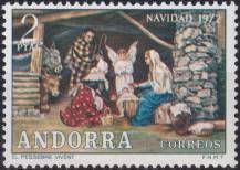 1972, Andorra (Španělská pošta), 0083, Vánoce ✶✶