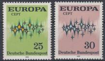 1972, Bundes, 0716/0717, EUROPA, **