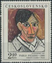 1972, ČSR II, 1997, Umění: P. Picasso - Autoportrét ∗∗