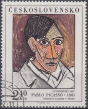 1972, ČSR II, 1997, Umění: P. Picasso - Autoportrét, ⊙