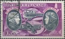 1972, Francie, 1797, Letecká známka: Heléne Boucherová a Maryse Hilszová ⊙