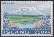 1972, Island, 0460, Výplatní známka: Krajinky ✶✶ 