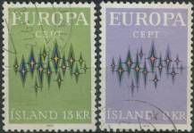 1972, Island, 0461/0462, EUROPA ⊙