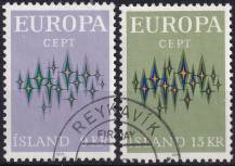 1972, Island, 0461/0462, EUROPA ⊙