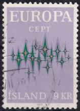 1972, Island, 0461, EUROPA ⊙