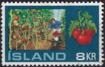 1972, Island, 0465, Skleníková vyspělost: Rajčata ⊙