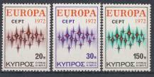 1972, Kypr, 0374/0376, EUROPA, **