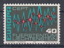 1972, Lichtenstein, 0564, EUROPA, **