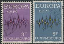 1972, Lucembursko, 0846/0847, EUROPA ⊙