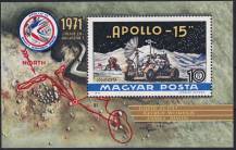 1972, Maďarsko, A087A, Letecký: Apollo 15 ✶✶